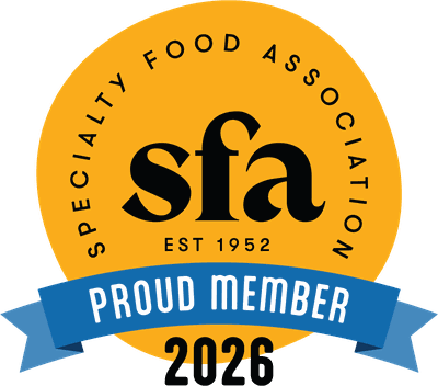 Specialty food association proud member 2026 badge